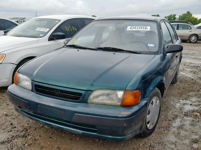 JT2EL56E4S0030854 - 1995 TOYOTA TERCEL DX GREEN photo 2