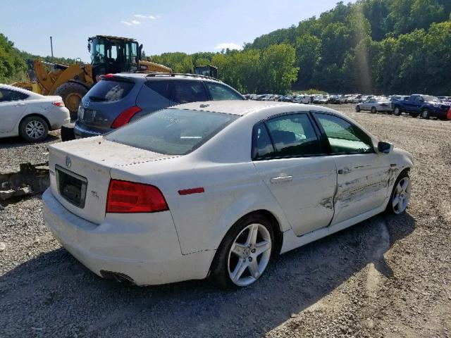 19UUA66266A030103 - 2006 ACURA 3.2TL WHITE photo 4