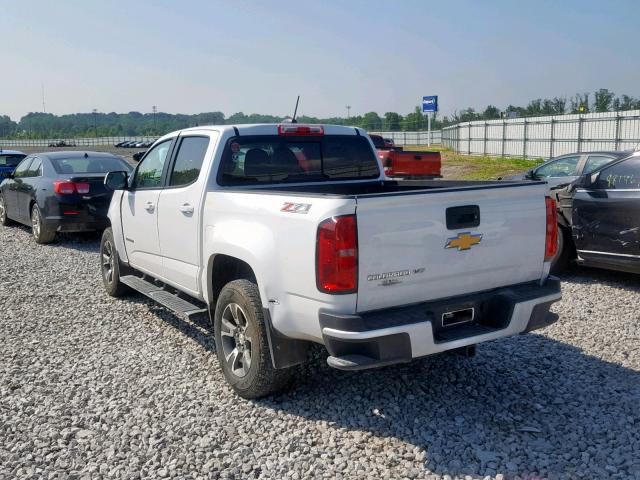 1GCGTDEN3H1155150 - 2017 CHEVROLET COLORADO Z WHITE photo 3