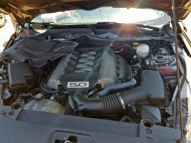 1FA6P8CF7F5423325 - 2015 FORD MUSTANG GT GRAY photo 7