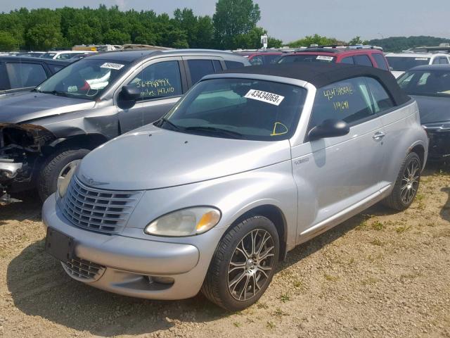 3C3AY75S85T319502 - 2005 CHRYSLER PT CRUISER SILVER photo 2