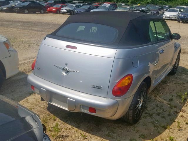 3C3AY75S85T319502 - 2005 CHRYSLER PT CRUISER SILVER photo 4