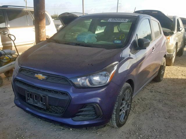 KL8CB6SA0GC635317 - 2016 CHEVROLET SPARK LS PURPLE photo 2