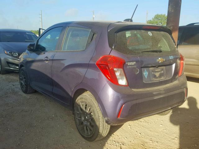 KL8CB6SA0GC635317 - 2016 CHEVROLET SPARK LS PURPLE photo 3