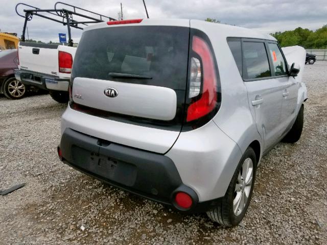 KNDJP3A59F7779359 - 2015 KIA SOUL + SILVER photo 4