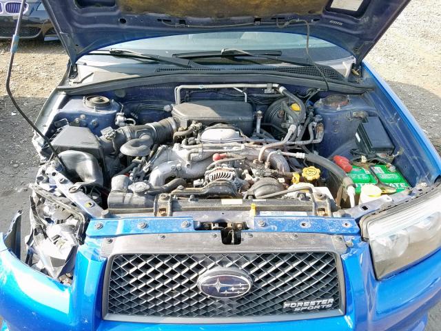JF1SG66638H724254 - 2008 SUBARU FORESTER S Mavi foto 7
