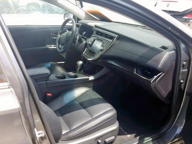 4T1BK1EB2JU284899 - 2018 TOYOTA AVALON XLE GRAY photo 5