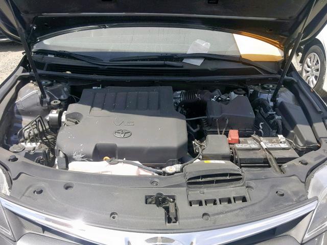 4T1BK1EB2JU284899 - 2018 TOYOTA AVALON XLE GRAY photo 7