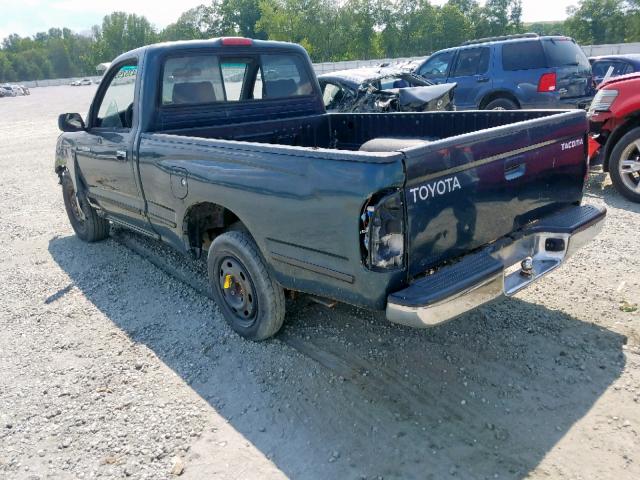 4TANL42N8WZ052960 - 1998 TOYOTA TACOMA GREEN photo 3