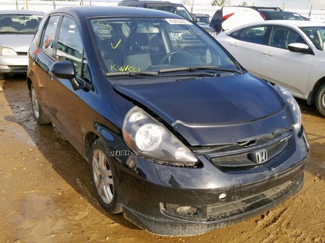 JHMGD38637S809857 - 2007 HONDA FIT S 黑色 照片 1