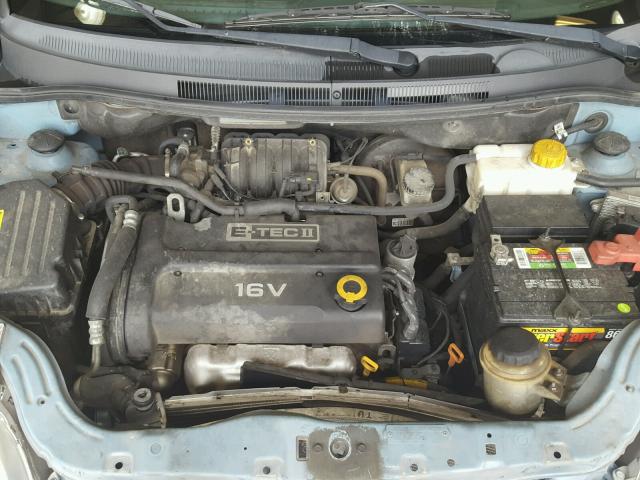 KL1TD56637B162446 - 2007 CHEVROLET AVEO BASE Mavi foto 7