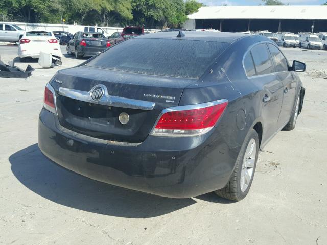 1G4GC5EG6AF211030 - 2010 BUICK LACROSSE C BLACK photo 4