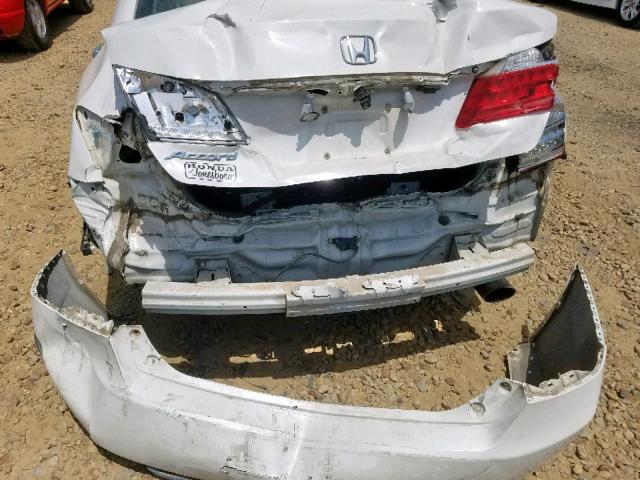 1HGCR2F80FA031782 - 2015 HONDA ACCORD EXL WHITE photo 9