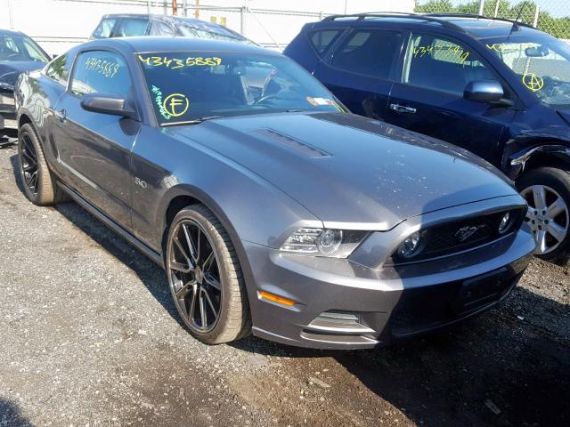 1ZVBP8CF5E5286292 - 2014 FORD MUSTANG GT GRAY photo 1