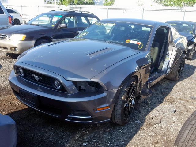 1ZVBP8CF5E5286292 - 2014 FORD MUSTANG GT GRAY photo 2