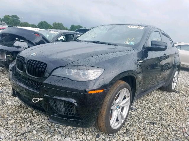 5YMGZ0C56BLK13913 - 2011 BMW X6 M BLACK photo 2