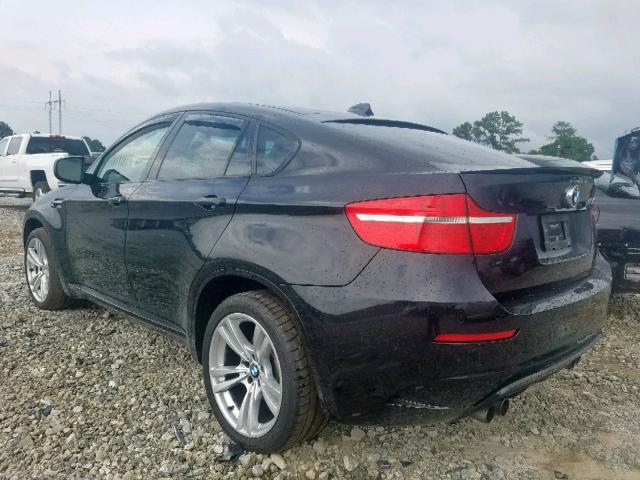 5YMGZ0C56BLK13913 - 2011 BMW X6 M BLACK photo 3