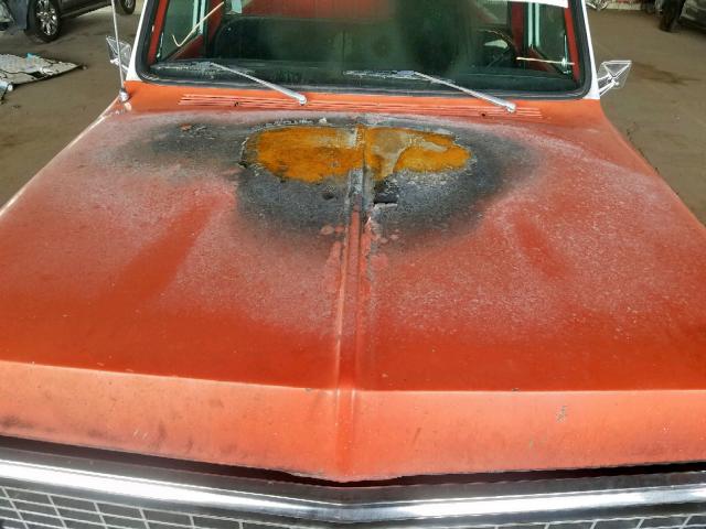 CCE142Z138643 - 1972 CHEVROLET C-10 ORANGE photo 7