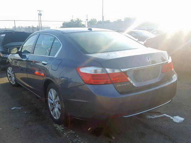 1HGCR2F87EA301332 - 2014 HONDA ACCORD EXL GRAY photo 3