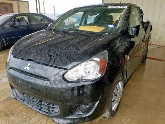 ML32A3HJXFH007801 - 2015 MITSUBISHI MIRAGE DE BLACK photo 2