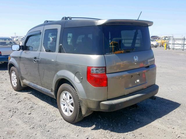 5J6YH28717L001668 - 2007 HONDA ELEMENT EX GRAY photo 3