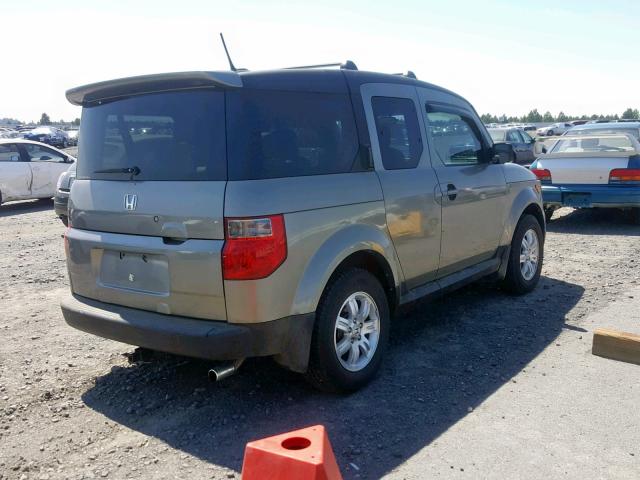 5J6YH28717L001668 - 2007 HONDA ELEMENT EX GRAY photo 4