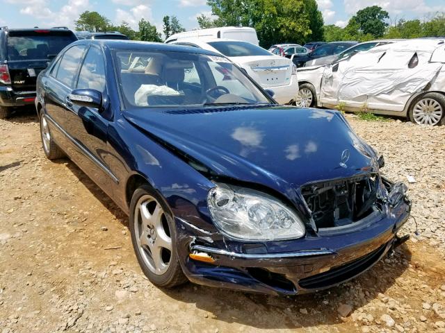 WDBNG75J45A437771 - 2005 MERCEDES-BENZ S 500 BLUE photo 1