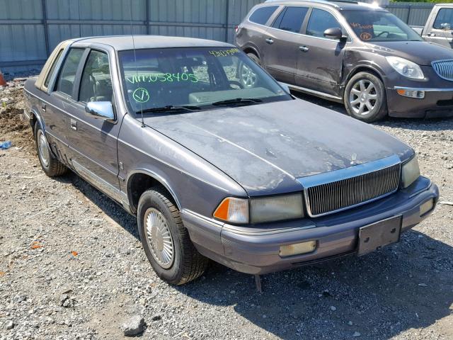 3C3XA5639LT058405 - 1990 CHRYSLER LEBARON LA GRAY photo 1