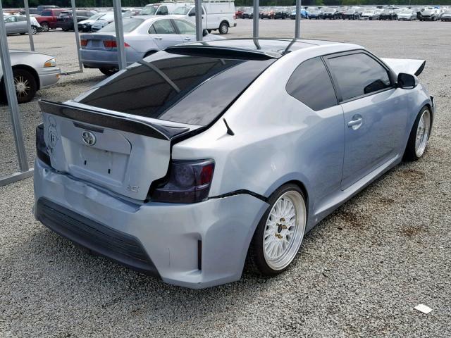 JTKJF5C78E3076315 - 2014 TOYOTA SCION TC ვერცხლისფერი ფოტო 4