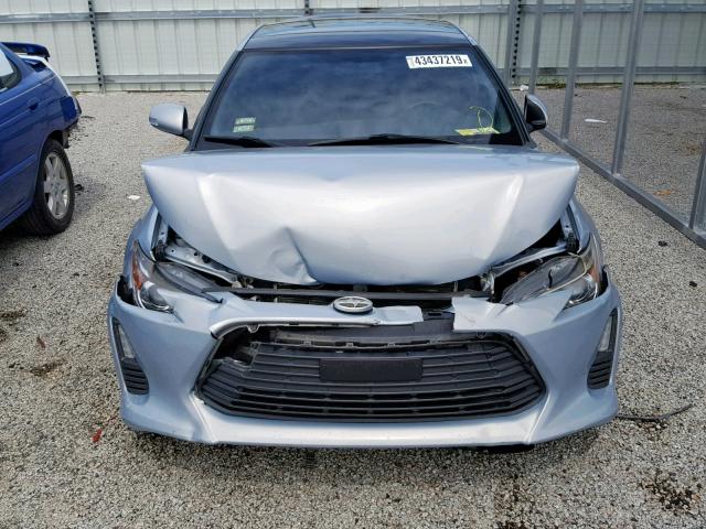 JTKJF5C78E3076315 - 2014 TOYOTA SCION TC ვერცხლისფერი ფოტო 9