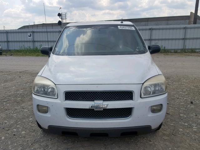 1GNDV23128D160783 - 2008 CHEVROLET UPLANDER L WHITE photo 9