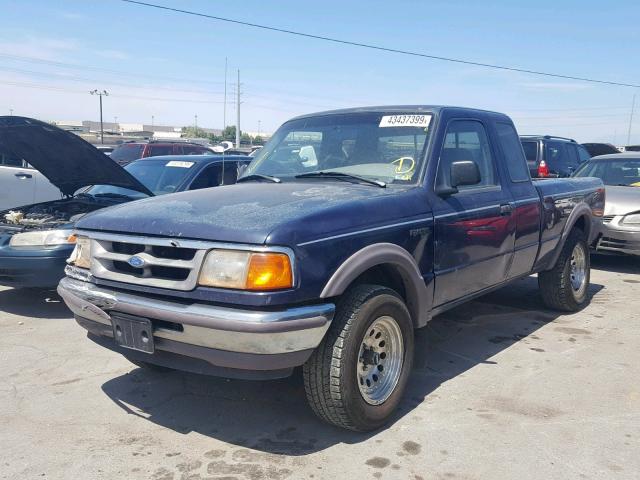 1FTCR15X4VPB34779 - 1997 FORD RANGER SUP BLUE photo 2