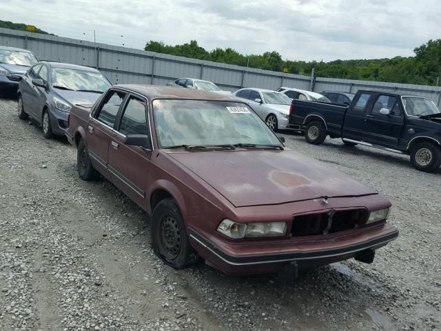 3G4AG54N8NS607102 - 1992 BUICK CENTURY SP MAROON photo 1