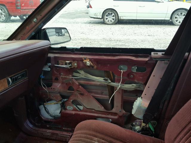 3G4AG54N8NS607102 - 1992 BUICK CENTURY SP MAROON photo 10