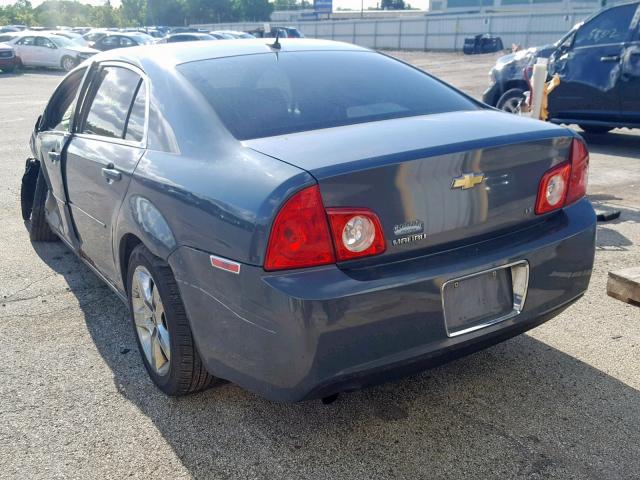 1G1ZH57B594259408 - 2009 CHEVROLET MALIBU 1LT GRAY photo 3