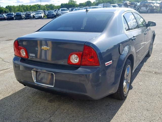 1G1ZH57B594259408 - 2009 CHEVROLET MALIBU 1LT GRAY photo 4