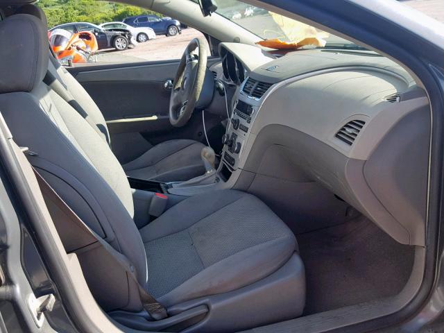 1G1ZH57B594259408 - 2009 CHEVROLET MALIBU 1LT GRAY photo 5