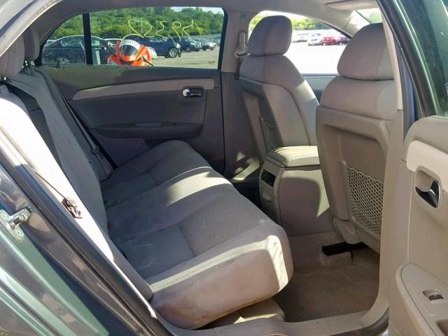 1G1ZH57B594259408 - 2009 CHEVROLET MALIBU 1LT GRAY photo 6