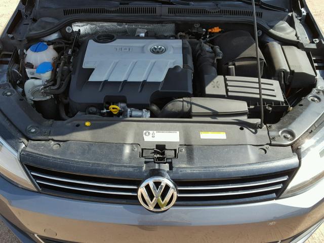 3VWLL7AJ9EM294424 - 2014 VOLKSWAGEN JETTA TDI CHARCOAL photo 7