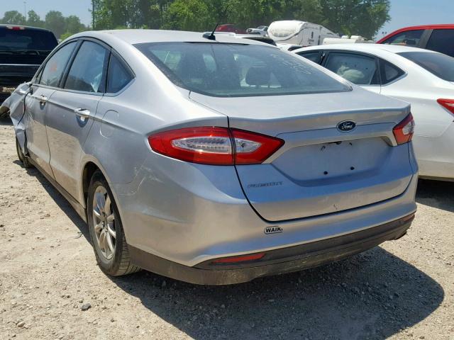 1FA6P0G73G5102324 - 2016 FORD FUSION S SILVER photo 3