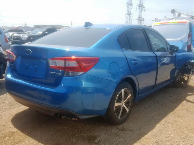 4S3GKAD69K3612180 - 2019 SUBARU IMPREZA PR BLUE photo 4