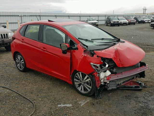 JHMGK5H72GX034321 - 2016 HONDA FIT EX RED photo 1