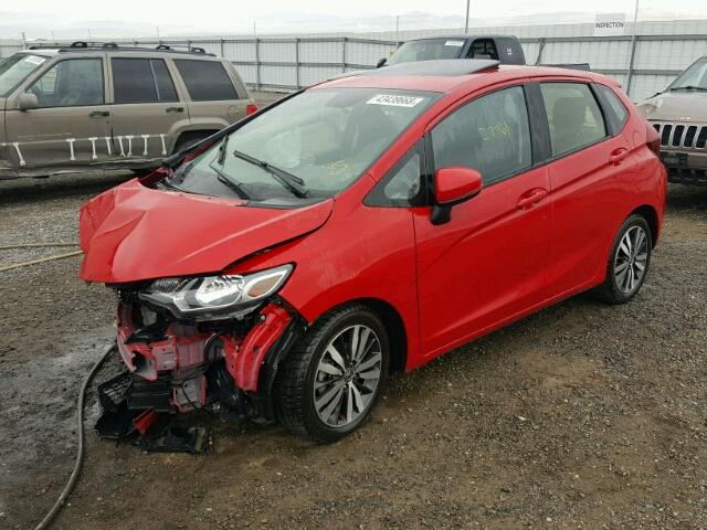 JHMGK5H72GX034321 - 2016 HONDA FIT EX RED photo 2