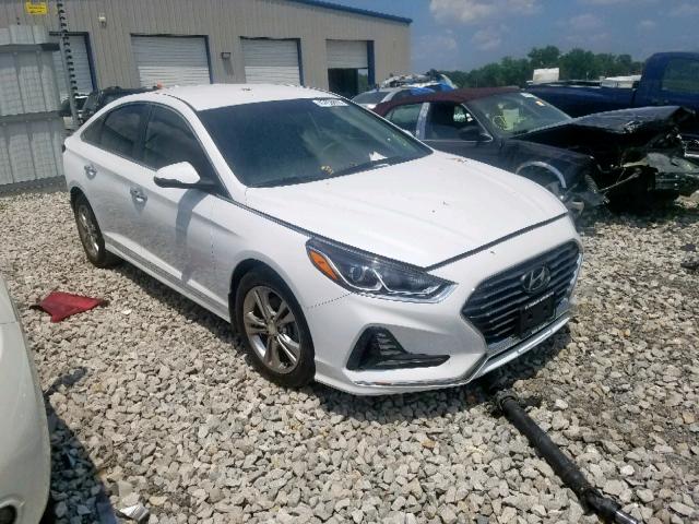 5NPE34AF5JH635212 - 2018 HYUNDAI SONATA SPO WHITE photo 1