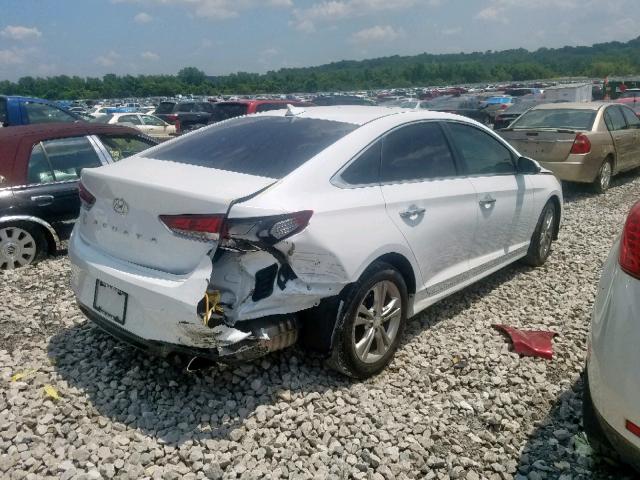 5NPE34AF5JH635212 - 2018 HYUNDAI SONATA SPO WHITE photo 4