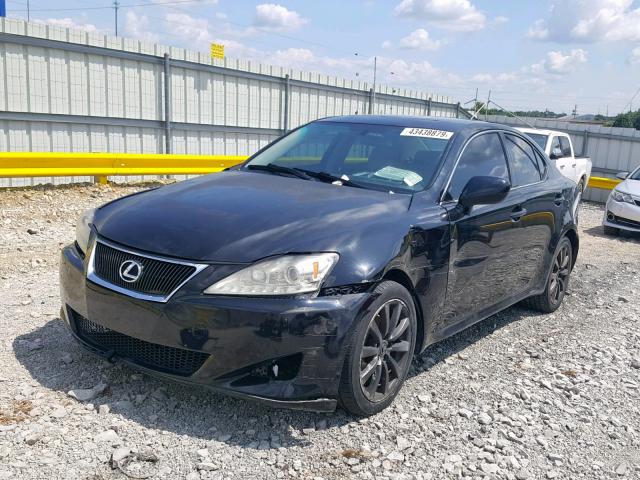 JTHCK262072014828 - 2007 LEXUS IS 250 BLACK photo 2