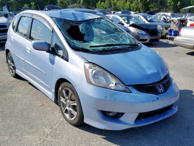 JHMGE87449S013440 - 2009 HONDA FIT SPORT BLUE photo 1