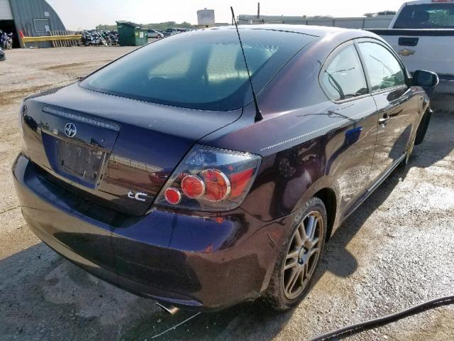 JTKDE167890299210 - 2009 TOYOTA SCION TC იასამნისფერი ფოტო 4