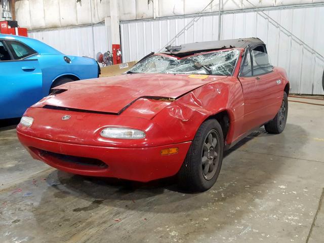 JM1NA3538T0718925 - 1996 MAZDA MX-5 MIATA RED photo 2