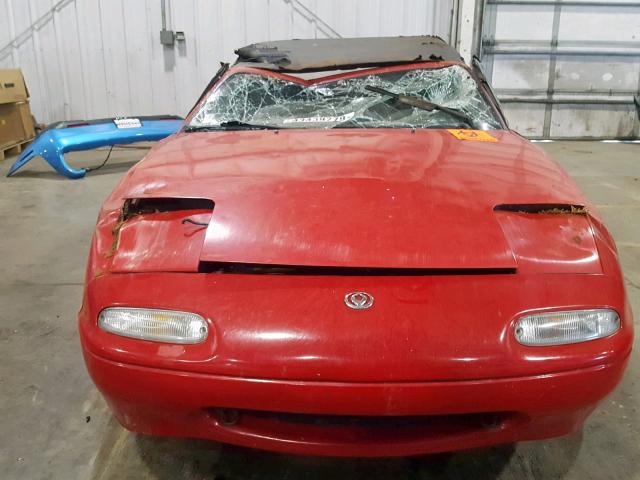 JM1NA3538T0718925 - 1996 MAZDA MX-5 MIATA RED photo 9